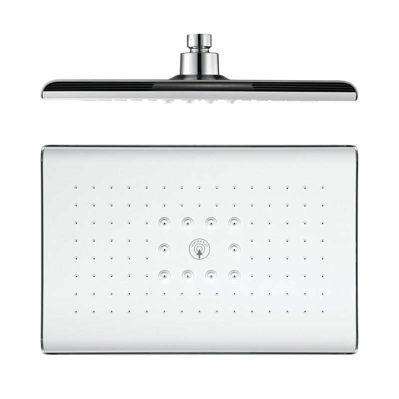 Lisslune | Rectangular Fixed Shower Head Traditional Ceiling Mounted Shower Head