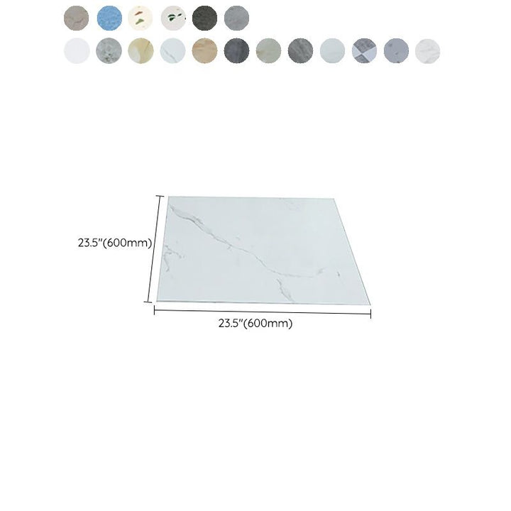 Lisslune | Modern Indoor Vinyl Flooring Marble Print Square PVC Vinyl Flooring