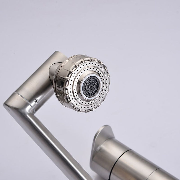 Lisslune | Modern Faucet Single Color Stainless Steel Sink Faucet