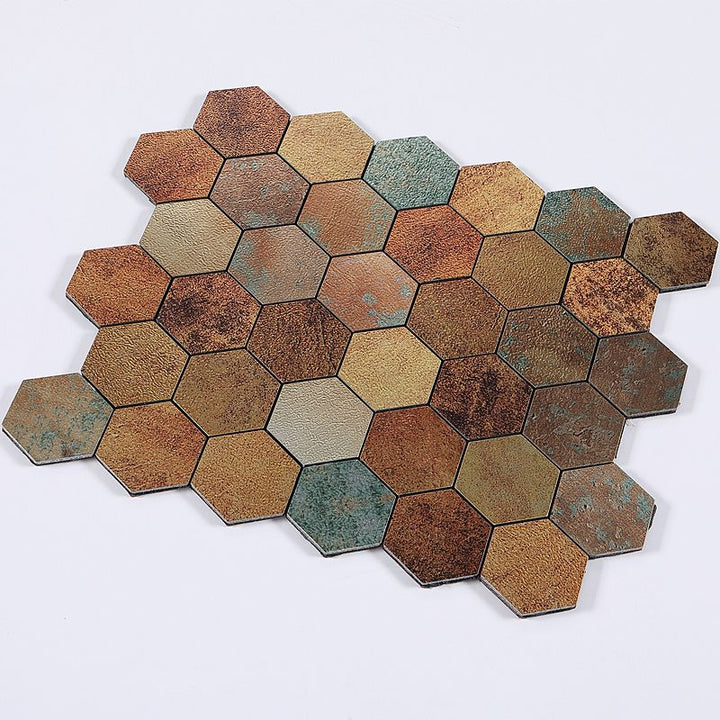 Lisslune | Kitchen mosaic tile wallpaper waterproof, removable and adhesive back tiles