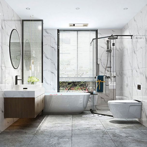 Lisslune | Single Tiles Wallpaper Modern Style PVC Wallpaper with Rectangular Shape