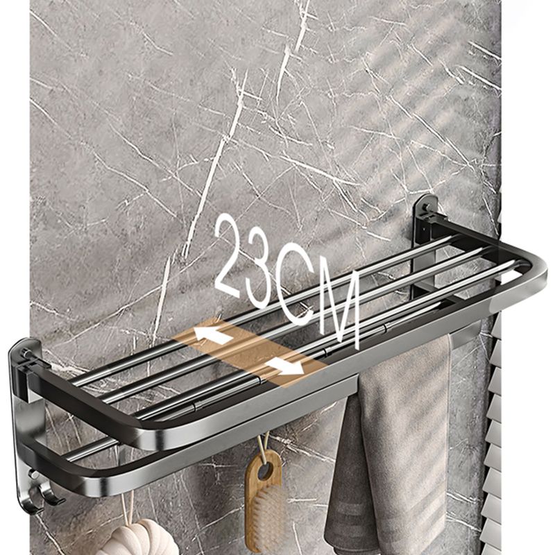 Lisslune | Modern gray bathroom accessory set bathroom shelf bath hardware set