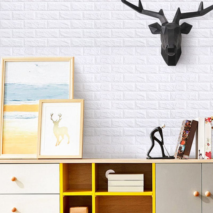 Lisslune | Modern Panel PVC 3D-embossed Self-adhesive Waterproof Interior Cladding