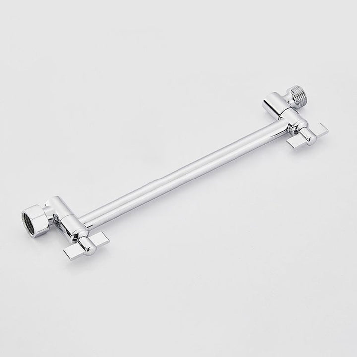 Lisslune | Silver Square Fixed Shower Head Modern Style Wall Mounted Shower Head
