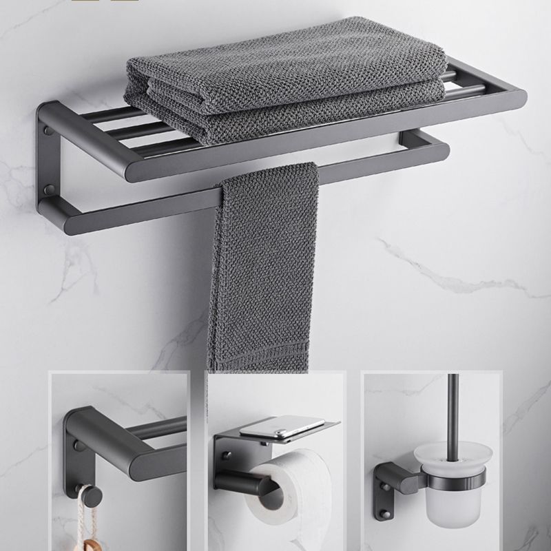 Lisslune | Modern Stainless Steel Towel Ring Bathroom Set Bathroom Shelf Bathroom Accessories Set