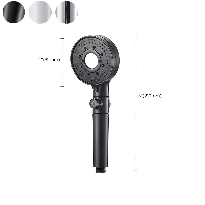 Lisslune | Round Shower Head Plastic Modern Shower Head with Adjustable Spray Pattern