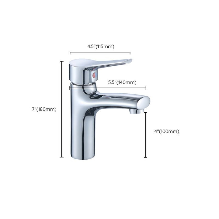 Lisslune | Single Hole Basin Mixer Lever Handle 1 Hole Faucet for the Bathroom