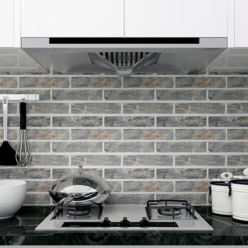 Lisslune | Peel & Stick Tiles Square Stain Resistant Plastic Peel and Stick Tiles for Kitchen 20 Pack