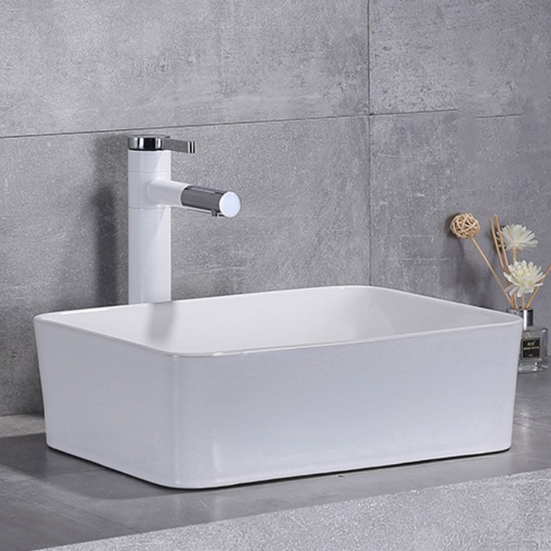 Lisslune | Porcelain Wash Basin Modern Simple Wash Bowl Bathroom Sink