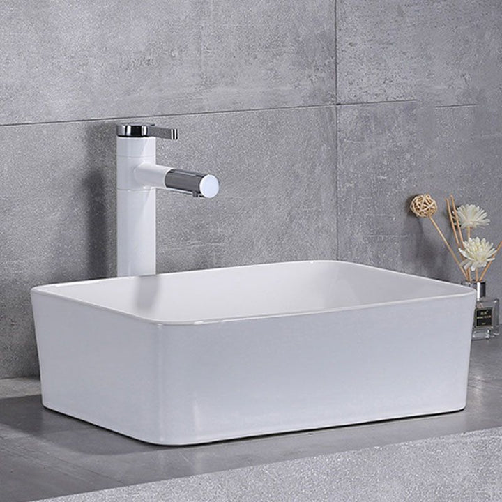 Lisslune | Porcelain Wash Basin Modern Simple Wash Bowl Bathroom Sink