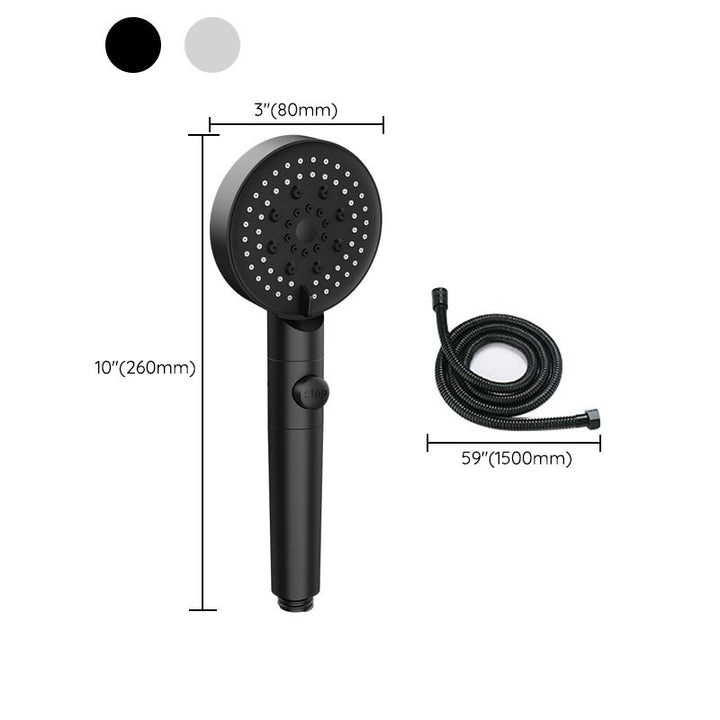 Lisslune | Modern Handheld Supercharged Showerhead Round Turbo Spray Head