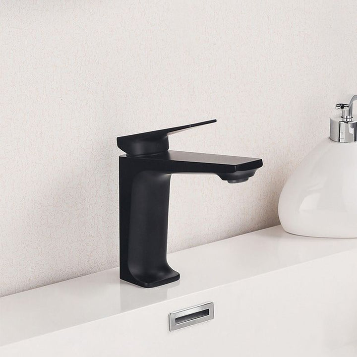 Lisslune | Glam Copper Vessel Faucet Lever Handles Low Arch Vessel Faucet for Bathroom