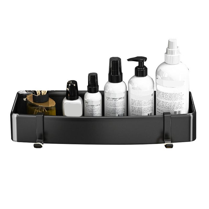 Lisslune | Modern Black-White Metal Bath Hardware Set Bath Rack Bathroom Hardware Set