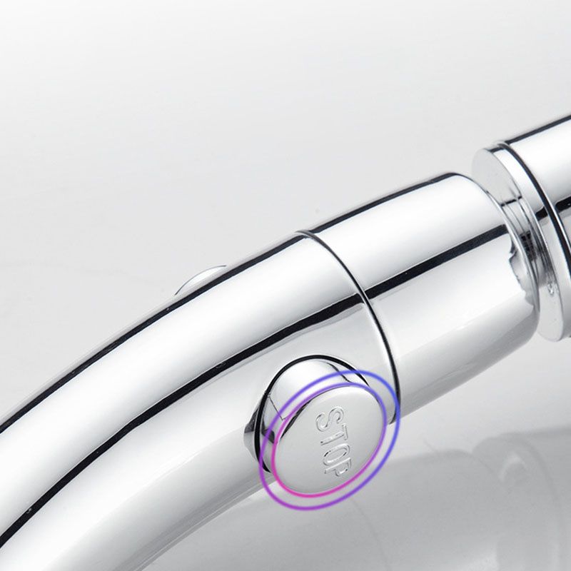 Lisslune | Contemporary Shower Combination Hand Shower Plastic Wall Mount Round Shower Head Combination
