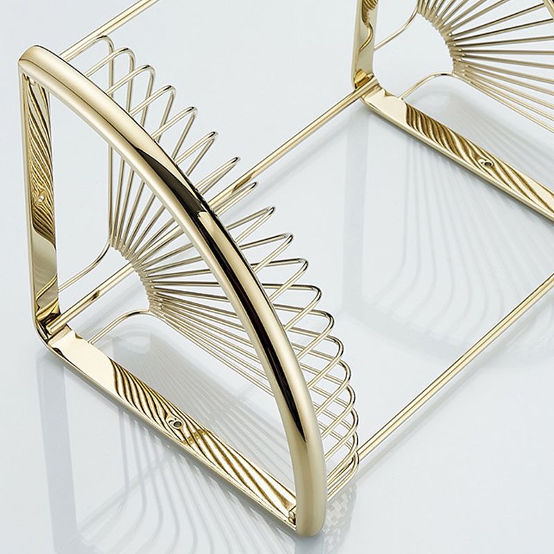 Lisslune | Traditional Brass Bathroom Accessories Set Bathroom Shelf Bathroom Accessories Set