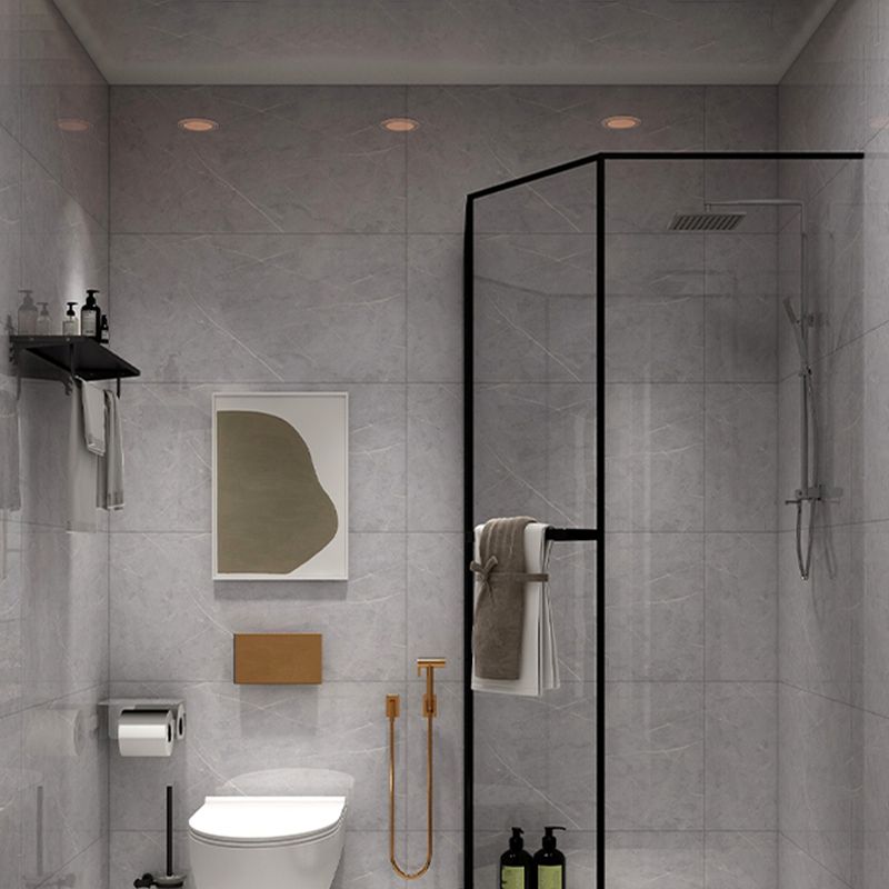 Lisslune | Bathroom single tile marble pattern peel-and-stick tiles backing plate