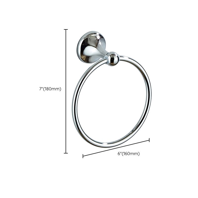 Lisslune | Metal Bathroom Set Traditional Style Chrome Bathroom Accessories Set