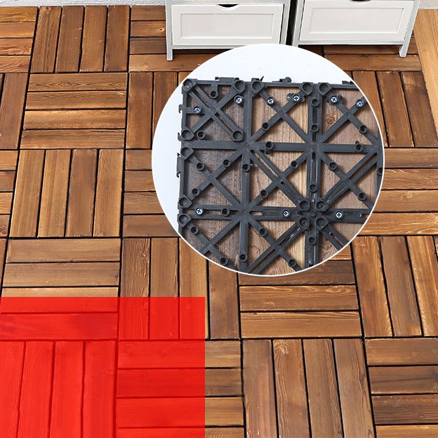 Lisslune | Pine Dark Laminate Flooring Mold Resistant Laminate Plank Flooring
