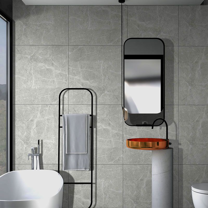 Lisslune | Modern Square Wallpaper Single Tile PVC Peel & Stick Subway Tile for Shower