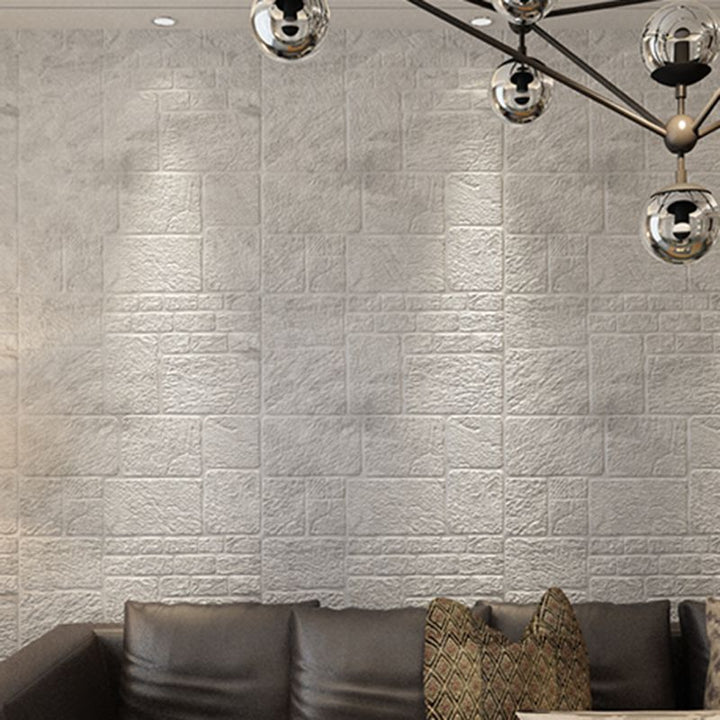 Lisslune | Modern PVC Cladding Smooth Wall Interior 3D Living Room Plank Set of 1