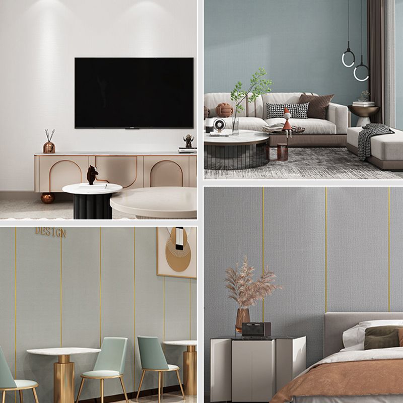 Lisslune | Modern Wall Panel PVC Self-Adhesive Waterproof Tin Back Wall Wainscoting