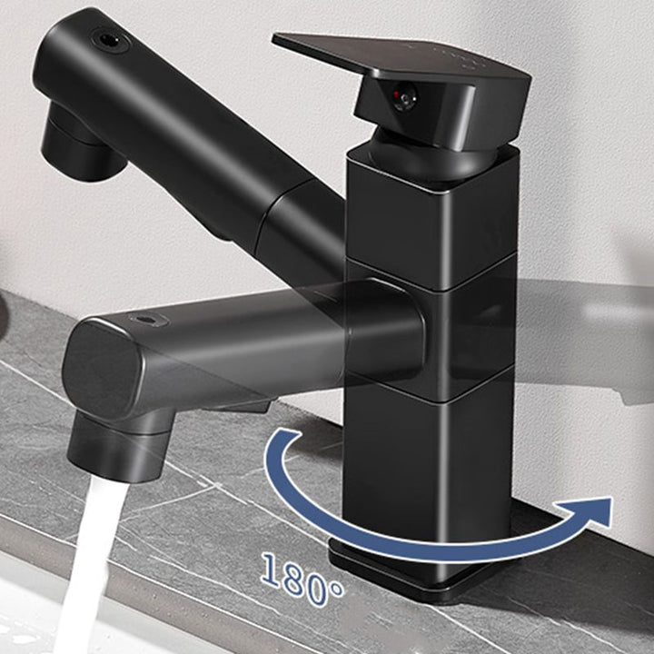 Lisslune | Bathroom Vessel Water Faucet Lever Handle 1 Hole Vessel Sink Faucet