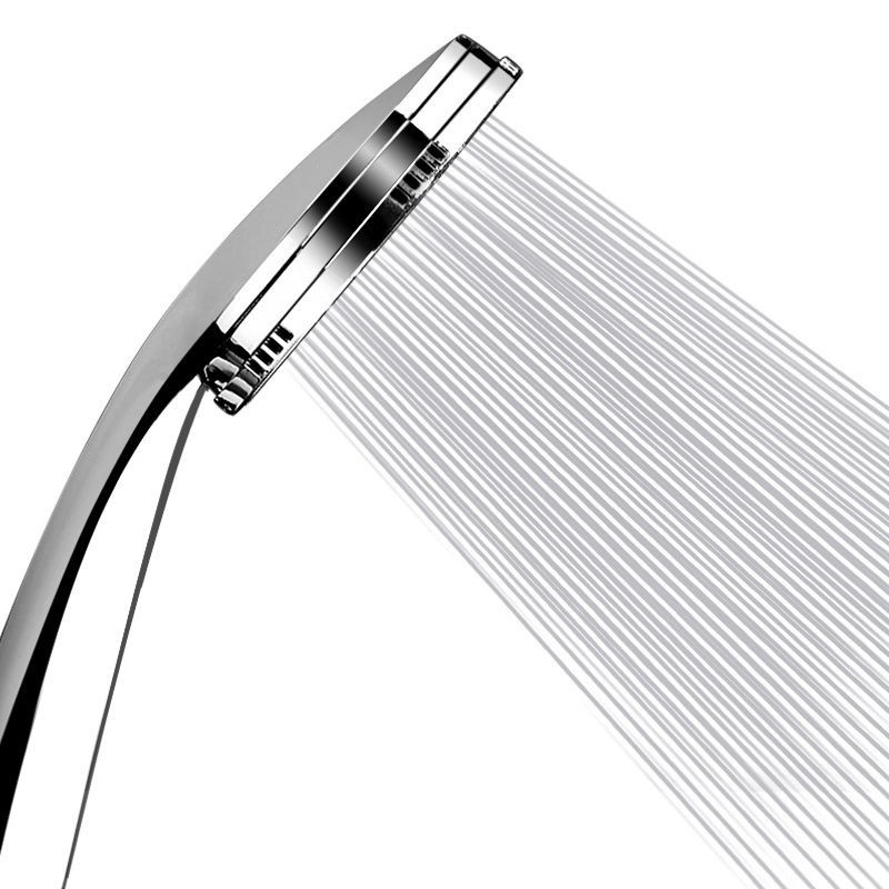Lisslune | Contemporary Silver Round Shower Head Water Efficient Standard Spray Head