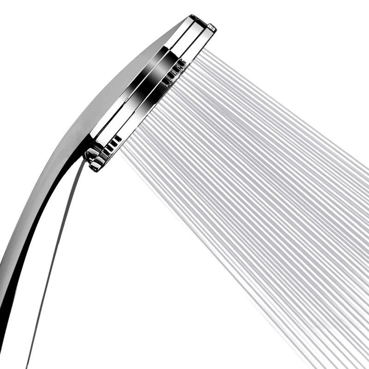 Lisslune | Contemporary Silver Round Shower Head Water Efficient Standard Spray Head