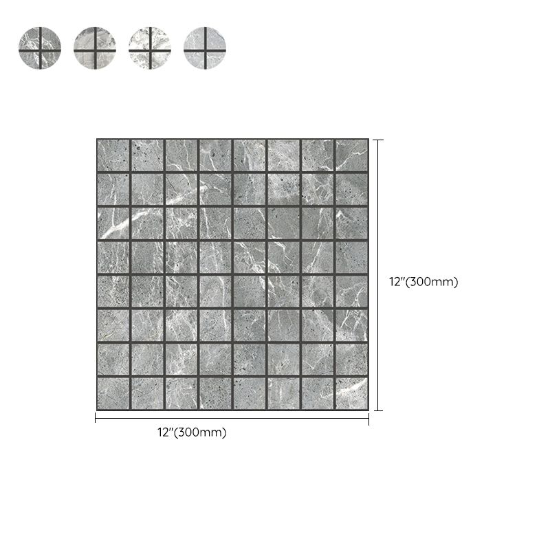 Lisslune | Mosaic Tile Peel and Stick Tile PVC 3D Kitchen Backsplash Peel and Stick Wall Tile