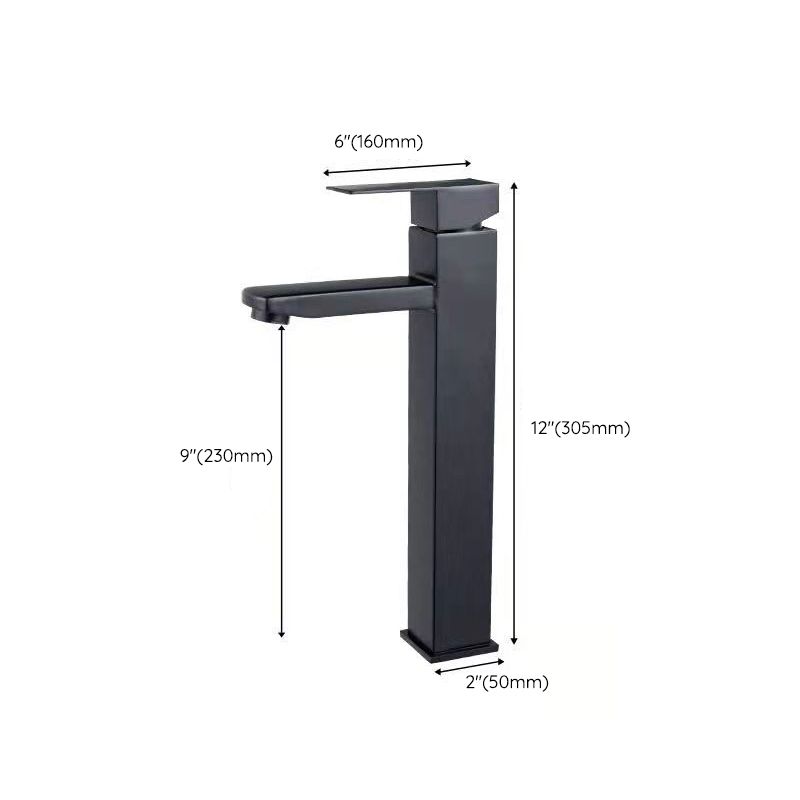 Lisslune | Basic Centered Sink Faucet Monochrome Faucet Sink Bathroom Faucet