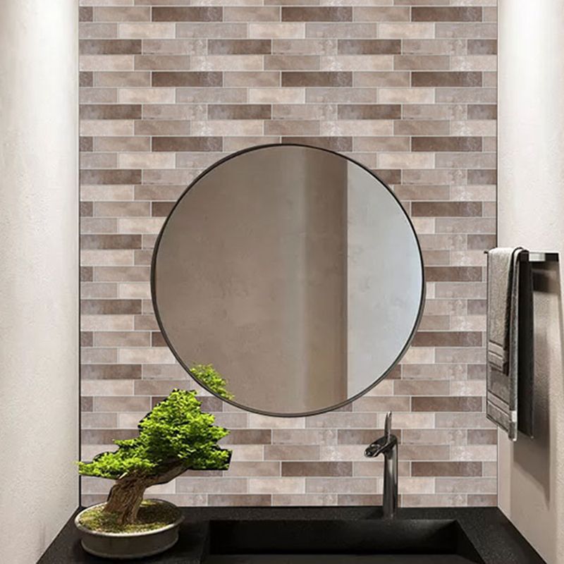 Lisslune | Peel & Stick Subway Tile Rectangle Waterproof Plastic Peel & Stick Tile for Shower