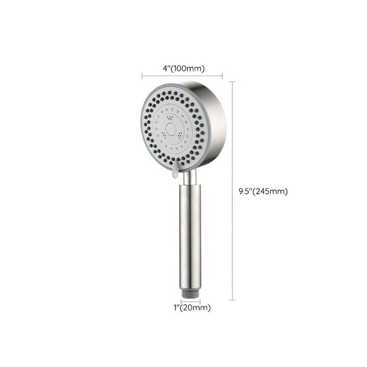 Lisslune | Standard Spray Shower Head Polished Nickel Round Hand Shower