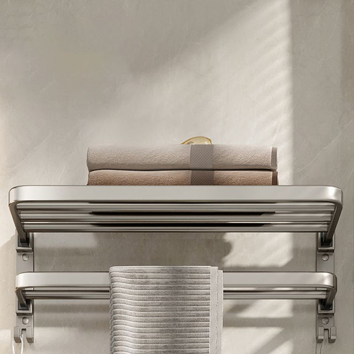 Lisslune | Modern Stainless Steel Bath Shelf Bath Accessories Set Towel Holder Bathroom Set