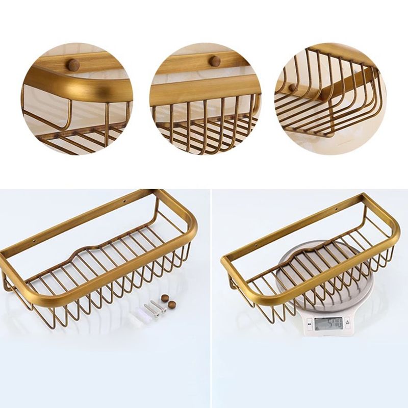 Lisslune | 4-piece traditional bathroom accessory set Gold Brass bathroom accessory hardware set