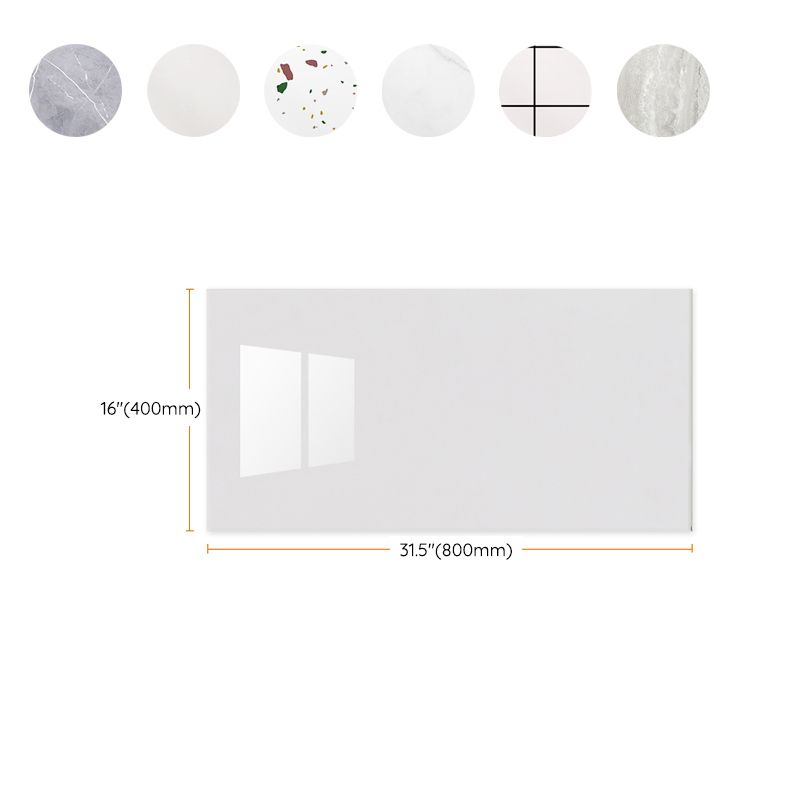 Lisslune | Plastic Wallpaper Contemporary Field Tile Peel and Stick Backsplash