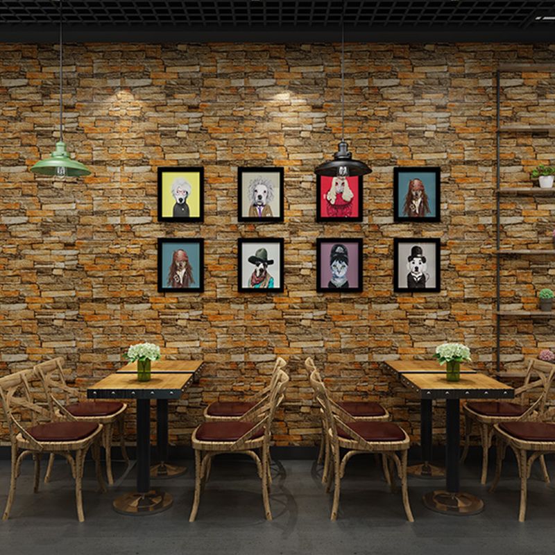 Lisslune | 3D Artificial Brick Wall Panel Industrial Style Living Space Wall Plate (Pack of 10)