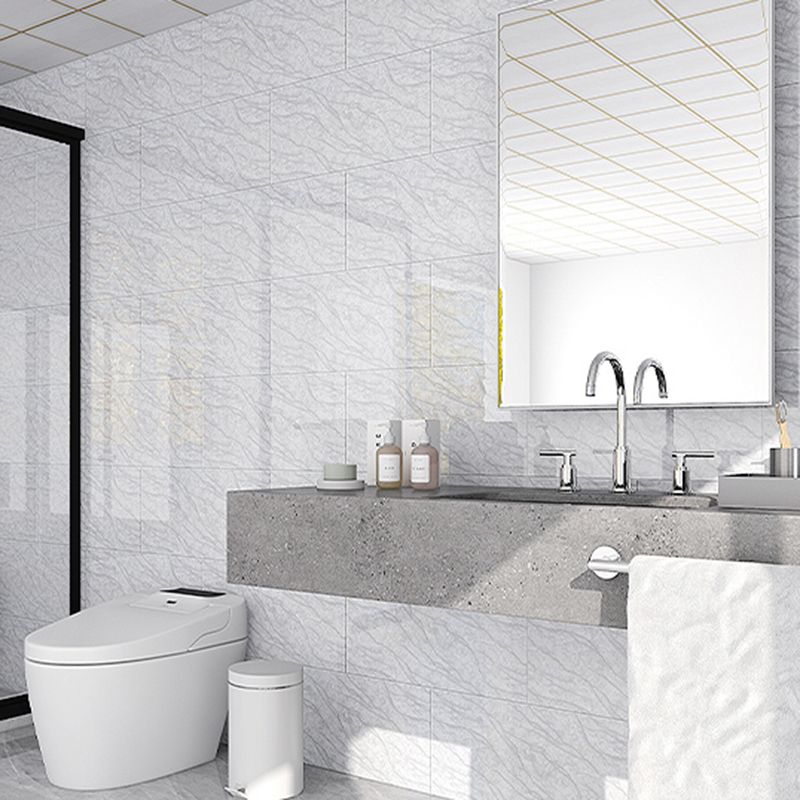 Lisslune | Single Tile Peel and Stick Back Splash Modern Style Bathroom Peel and Stick Back Splash