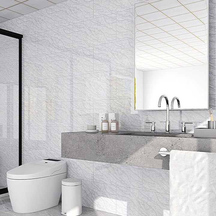 Lisslune | Single Tile Peel and Stick Back Splash Modern Style Bathroom Peel and Stick Back Splash