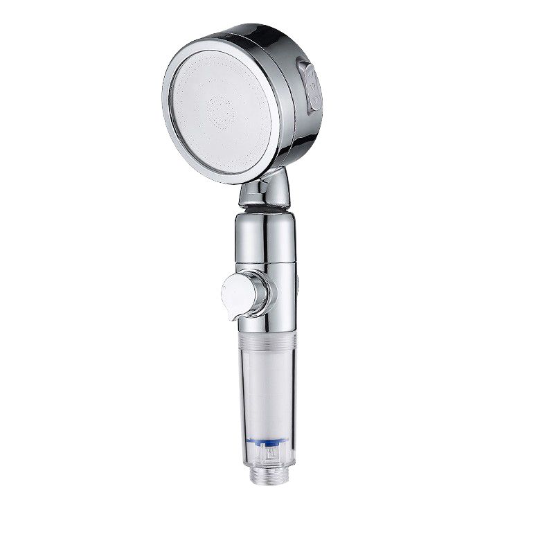 Lisslune | Modern Handheld Showerhead Silver Round Standard Showerheads