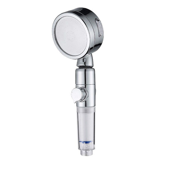 Lisslune | Modern Handheld Showerhead Silver Round Standard Showerheads