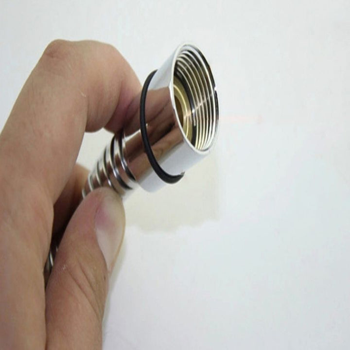 Lisslune | Silver Dual Shower Head Round Rainfall Wall-Mounted Shower Head