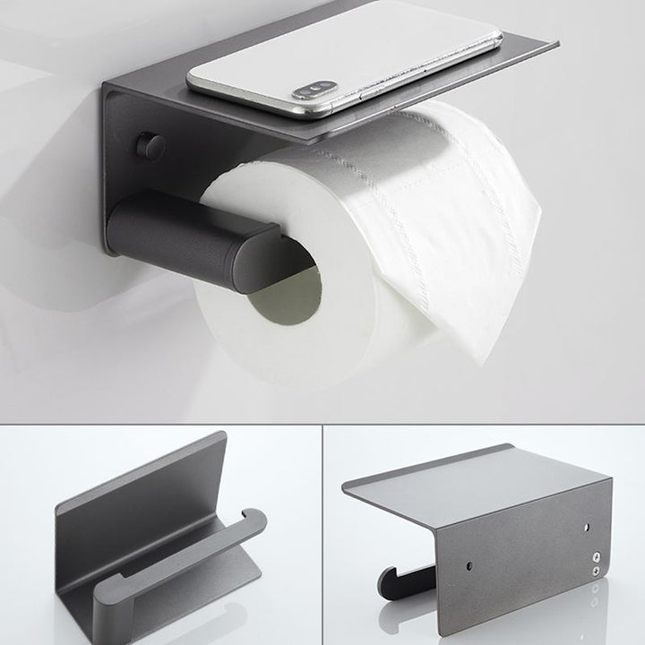 Lisslune | Modern Bathroom Accessories Hardware Set Gray Bathroom Hardware Set