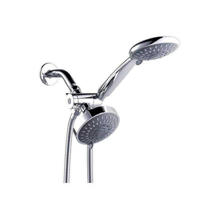 Lisslune | Modern Style Shower Heads Dual Wall Mounted Round Metal Dual Shower