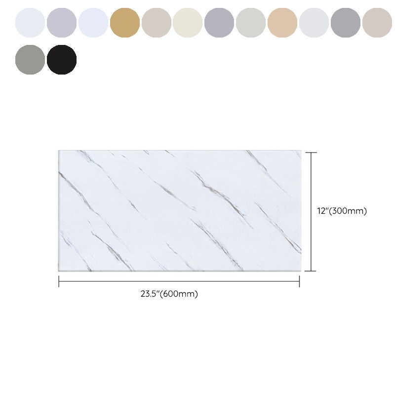 Lisslune | Contemporary Peel-and-Stick Wall Tiles Bathroom Field Tiles Wallpaper