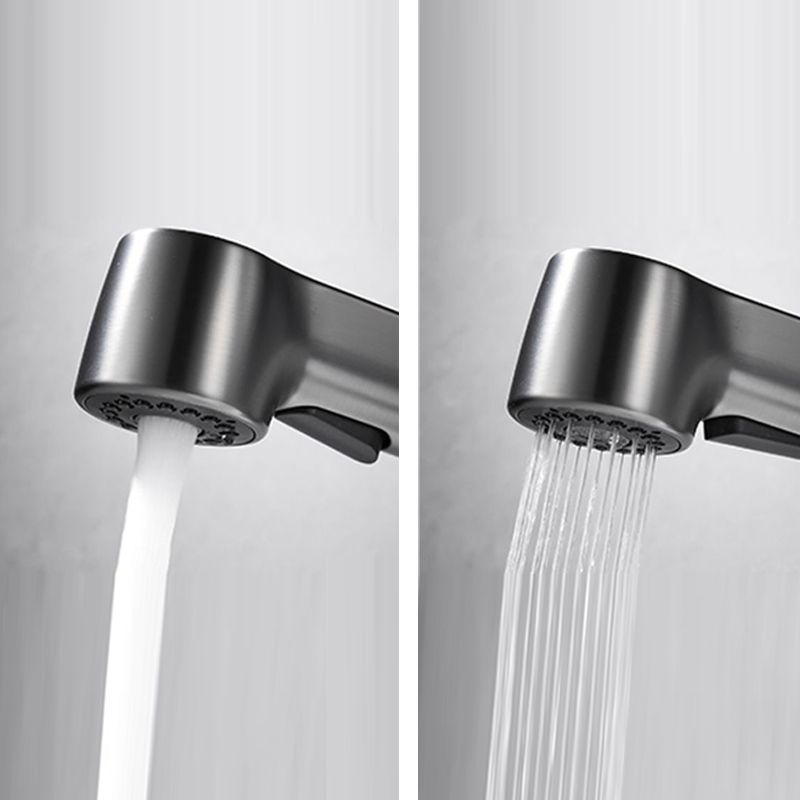 Lisslune | 1-Handle Brush Nickel Widespread Faucet Single Hole Bathroom Vessel Faucet with Brass