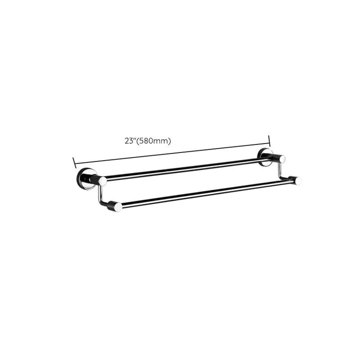 Lisslune | Modern Stainless Steel Bathroom Accessories Towel Bar Bathroom Set