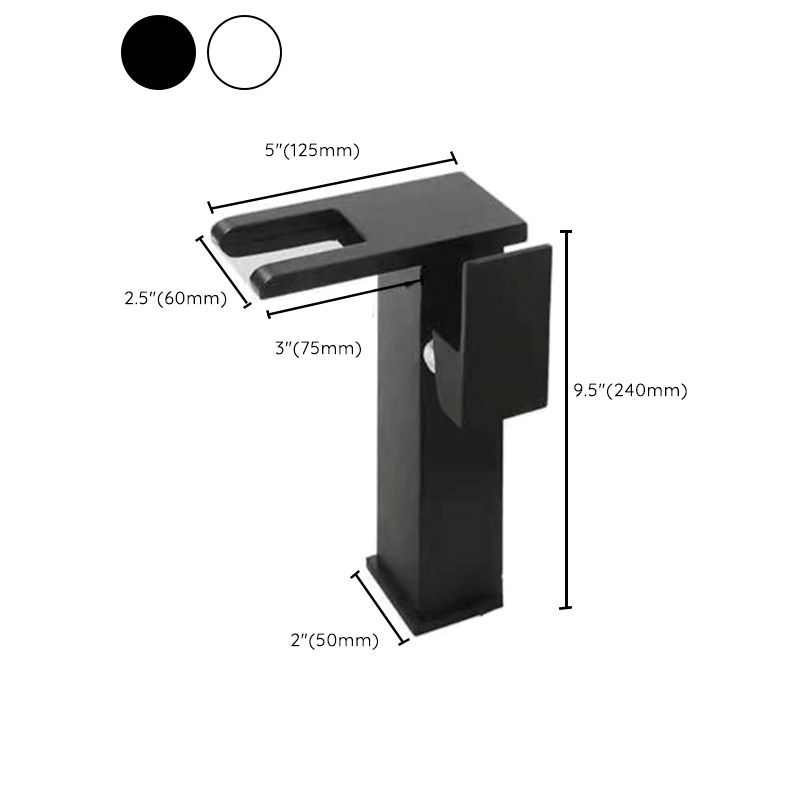 Lisslune | Single-Handle Sink Faucet 1-Hole Widely Used Bathroom Sink Faucet with LED Lighting