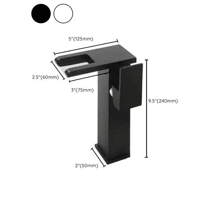 Lisslune | Single-Handle Sink Faucet 1-Hole Widely Used Bathroom Sink Faucet with LED Lighting