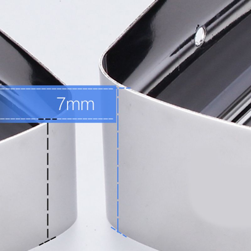 Lisslune | Modern Stainless Steel Bathroom Accessory Set Rectangular & Triangle Bathroom Shelf