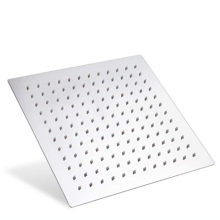 Lisslune | Modern square shower head wall mount standard spray fixed shower